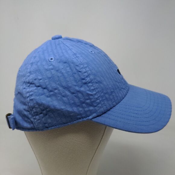 Vineyard Vines Men's Slideback Hat Blue Embroidered Whale Logo Cotton Blend - Picture 4 of 8